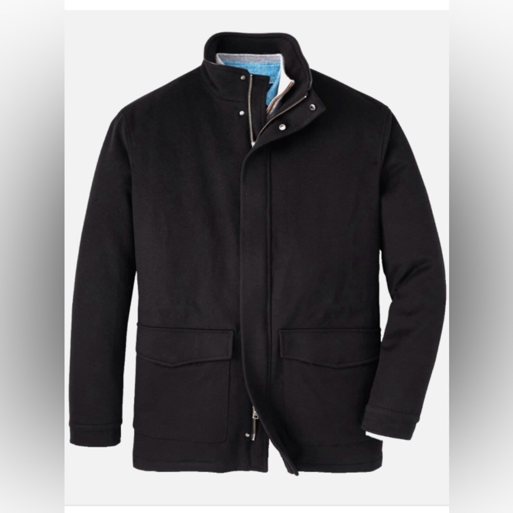 Peter Millar Tempest Men's Black Wool Jacket XL